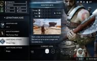 The Winter’s Bite runic attack in the Leviathan Axe’s attachment menu (Image via Santa Monica Studio)
